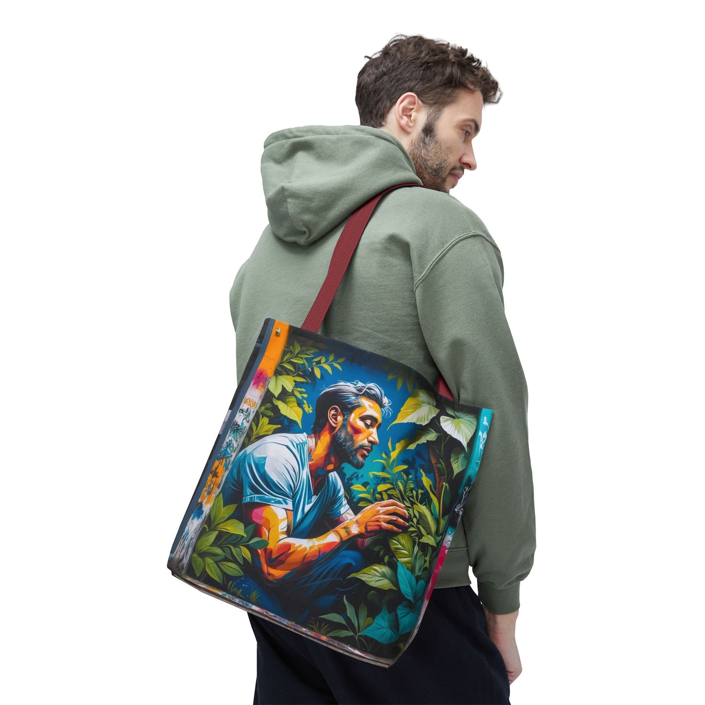 Artistic Surge - Eco-Friendly Canvas Tote Bag - LOVE FOR NATURE