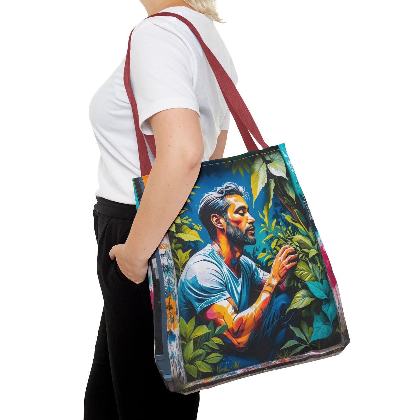 Artistic Surge - Eco-Friendly Canvas Tote Bag - LOVE FOR NATURE