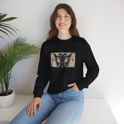 Gemini - Gothic Zodiac Blue Sweatshirt