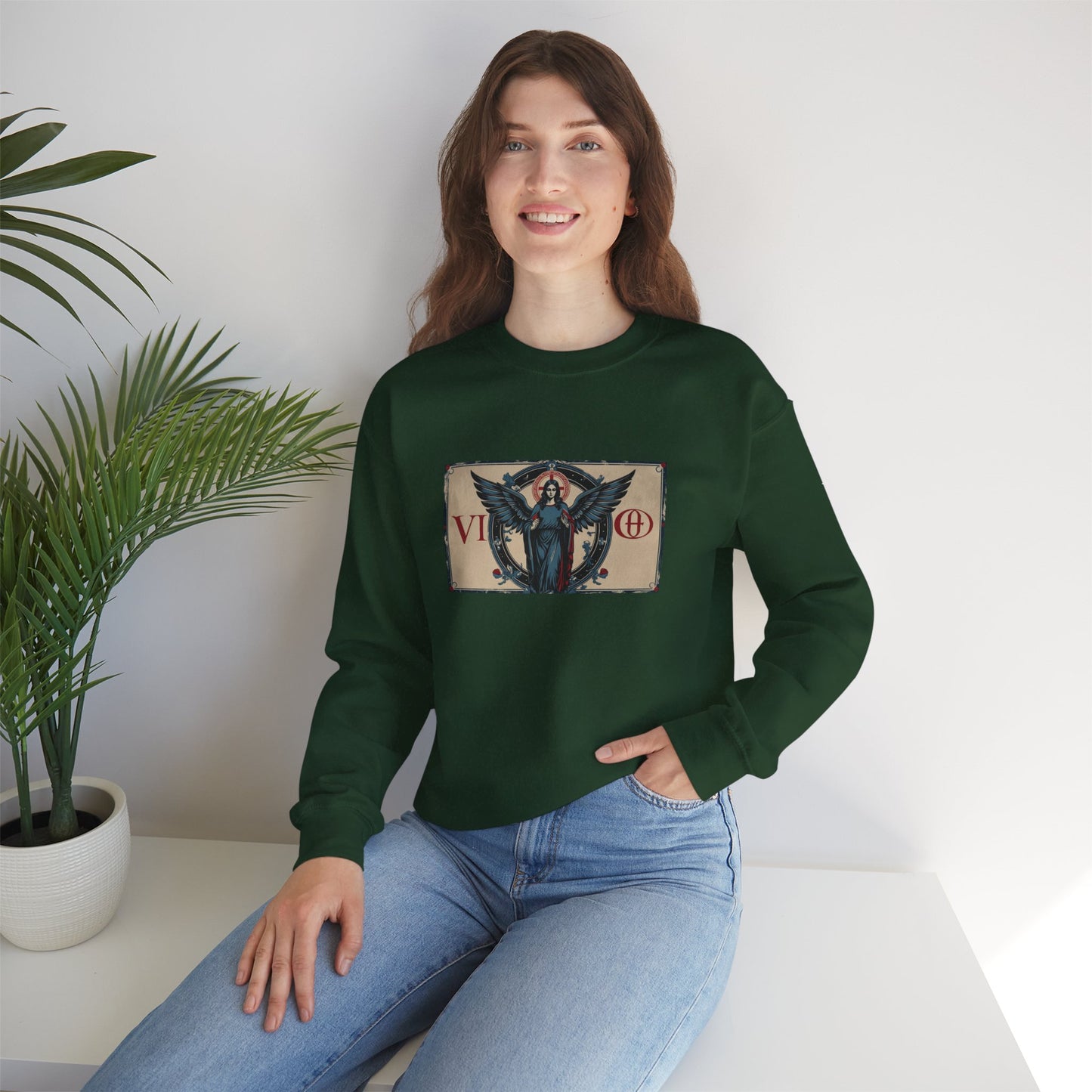 Virgo - Gothic Zodiac Blue Sweatshirt