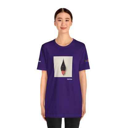 DOGART Unisex Jersey Dog T-Shirt - FONTANA - Iconic Painting Reimagined with Dogs