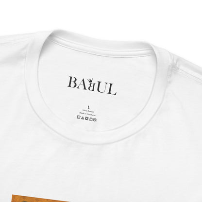 CATART Unisex Jersey Cat T-Shirt - KLIMT - Iconic Painting Reimagined with Cats