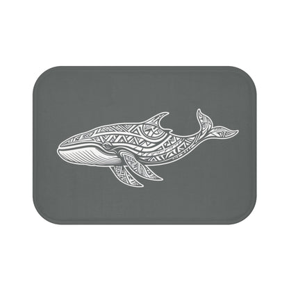 Tribal Bath Mat. Ocean Energy, Tribal Style