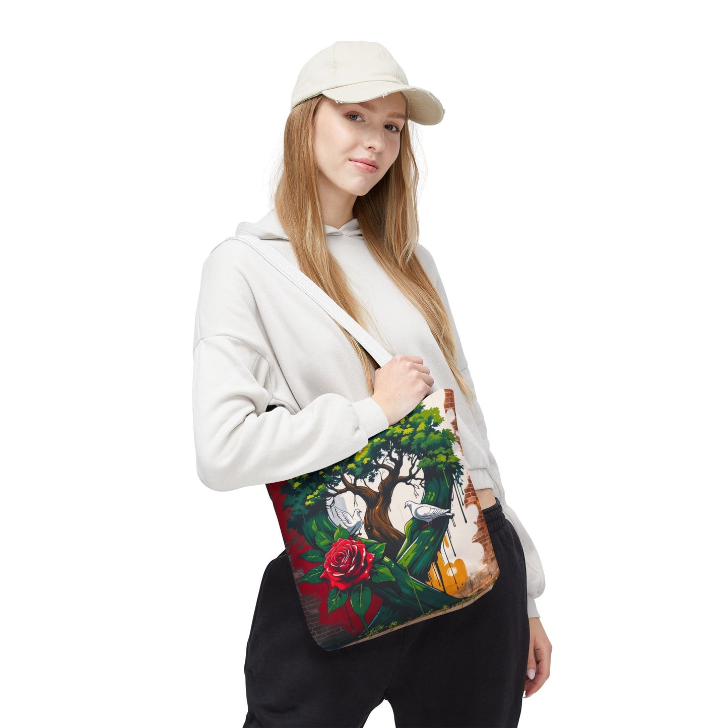 Artistic Surge - Eco-Friendly Canvas Tote Bag - ROSE