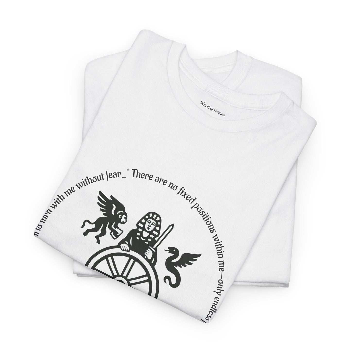 Wheel of Fortune - ArcanaPop T-Shirt – Where Tarot Magic Meets Pop Art