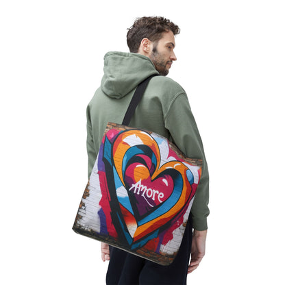 Artistic Surge - Eco-Friendly Canvas Tote Bag - HEART
