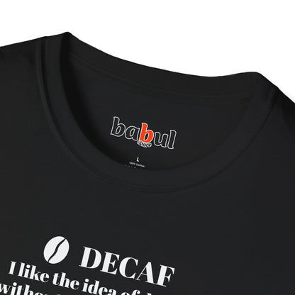 CoffeeTherapy T-Shirt – Irony Is the Best Cure (Right After Coffee)