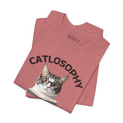 Catlosophy Unisex Jersey Short Sleeve Tee –  "You can't please everyone" Design