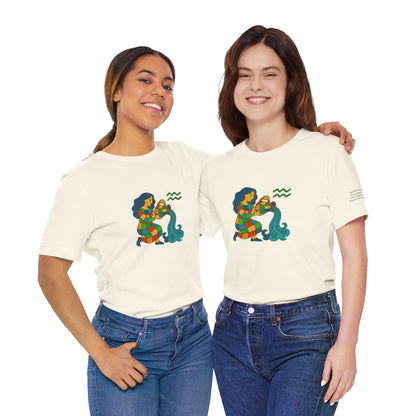 AQUARIUS - T-shirt, The Zodiac Signs According to Saint Phalle