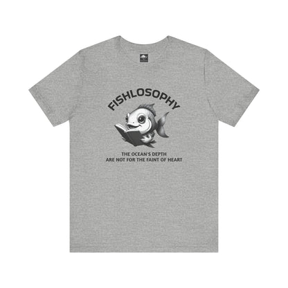 Fishlosophy Unisex Jersey Short Sleeve Tee –  The Ocean' depth is not for the faint of heart