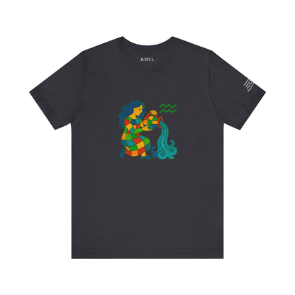AQUARIUS - T-shirt, The Zodiac in Colors