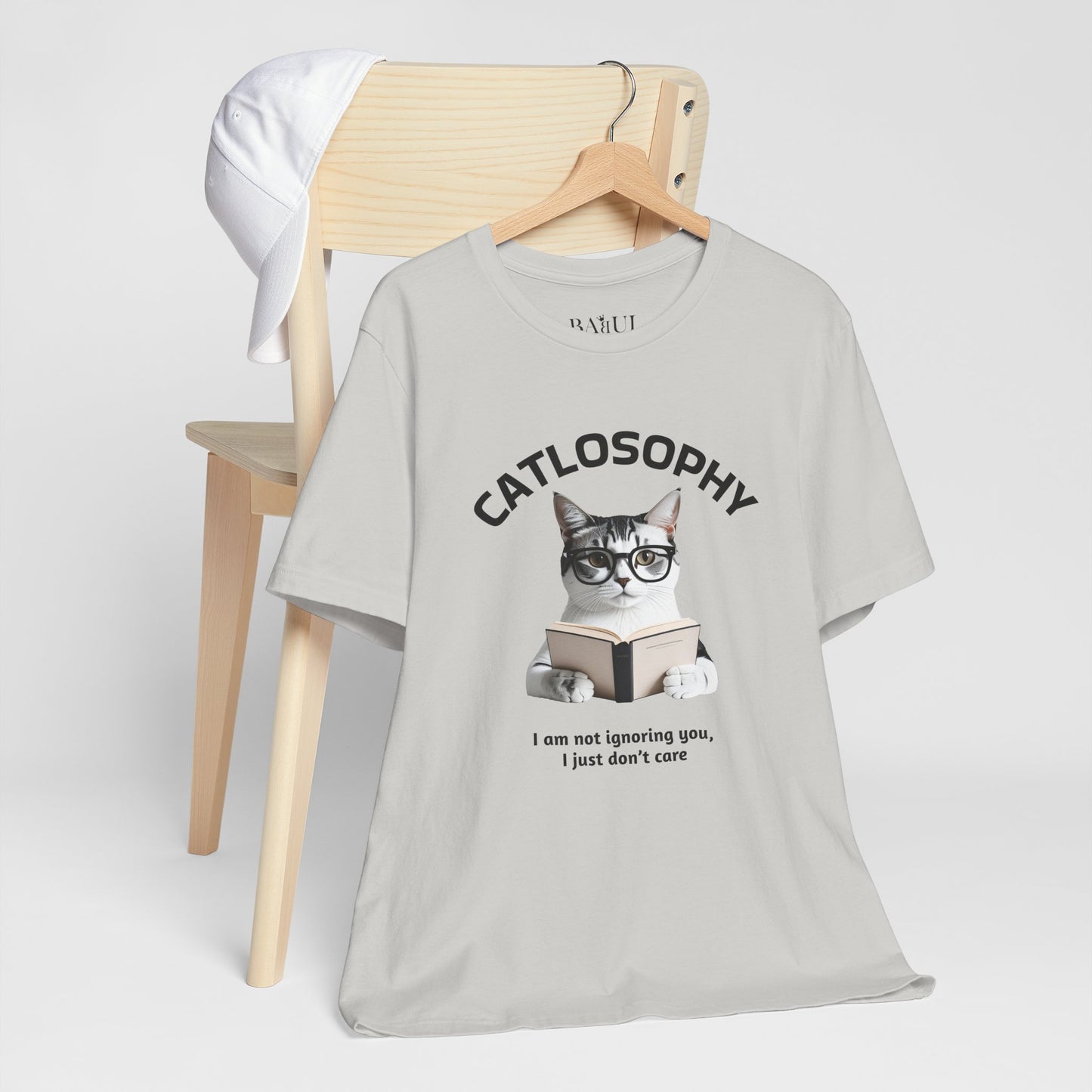 Catlosophy Unisex Jersey Short Sleeve Tee –  "I am not ignoring you" Design