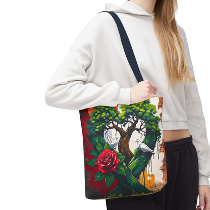 Artistic Surge - Eco-Friendly Canvas Tote Bag - ROSE