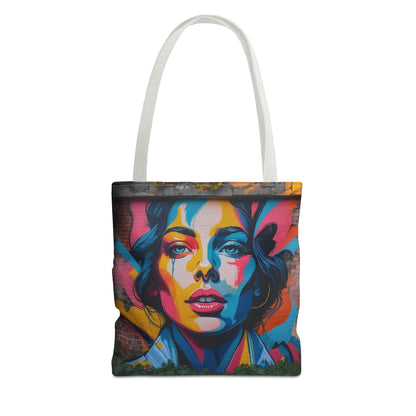 Artistic Surge - Eco-Friendly Canvas Tote Bag - WOMAN'S FACE