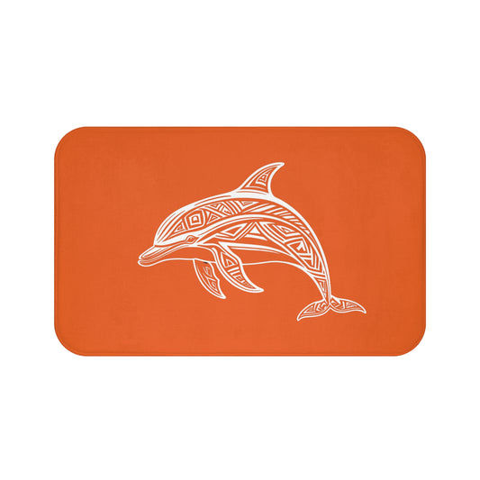 Tribal Bath Mat. Ocean Energy, Tribal Style