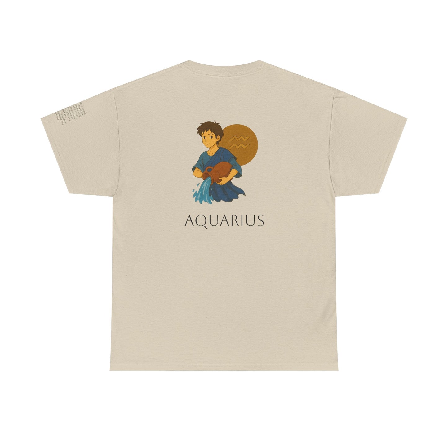 AQUARIUS - Dreamy Zodiac T-Shirts – The Magic of the Stars in Ghibli Style