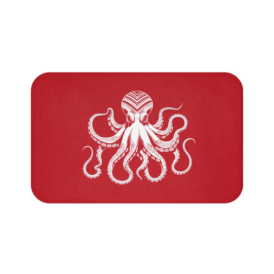 Tribal Bath Mat. Ocean Energy, Tribal Style