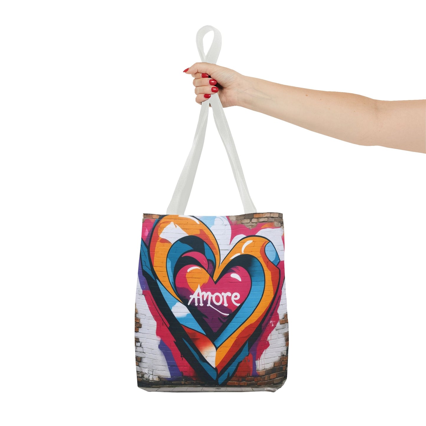 Artistic Surge - Eco-Friendly Canvas Tote Bag - HEART
