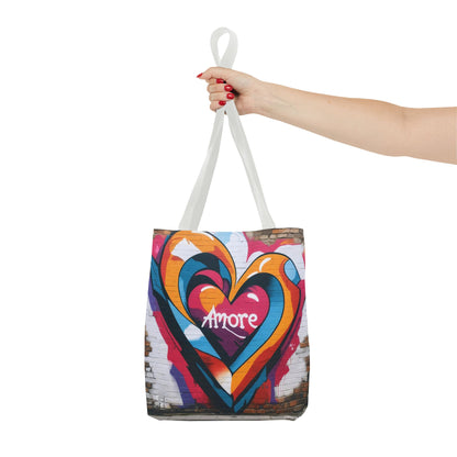 Artistic Surge - Eco-Friendly Canvas Tote Bag - HEART