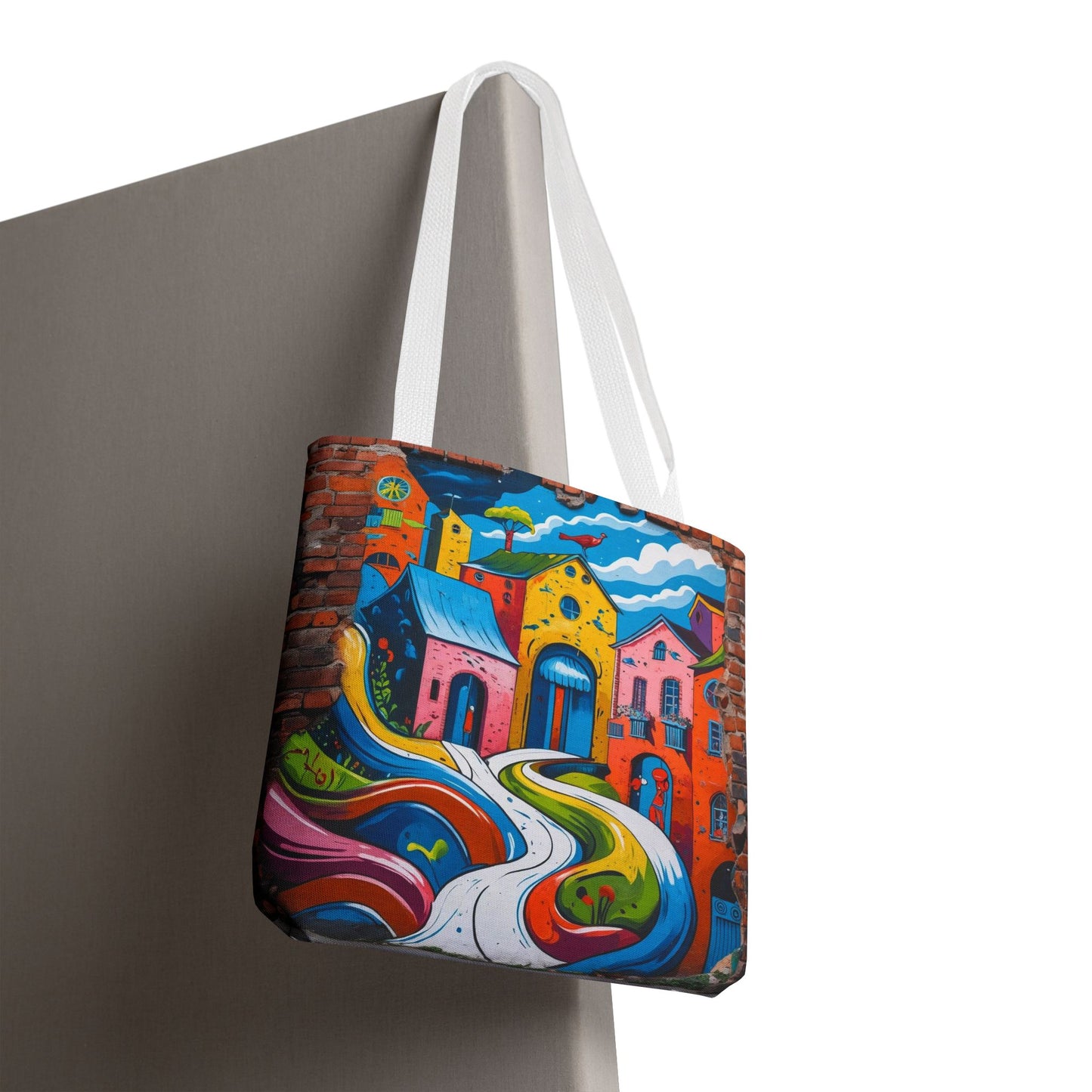 Artistic Surge - Eco-Friendly Canvas Tote Bag - HOUSES