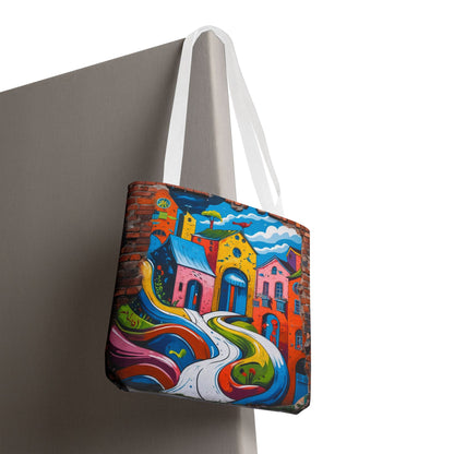Artistic Surge - Eco-Friendly Canvas Tote Bag - HOUSES