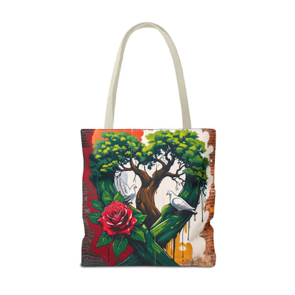 Artistic Surge - Eco-Friendly Canvas Tote Bag - ROSE
