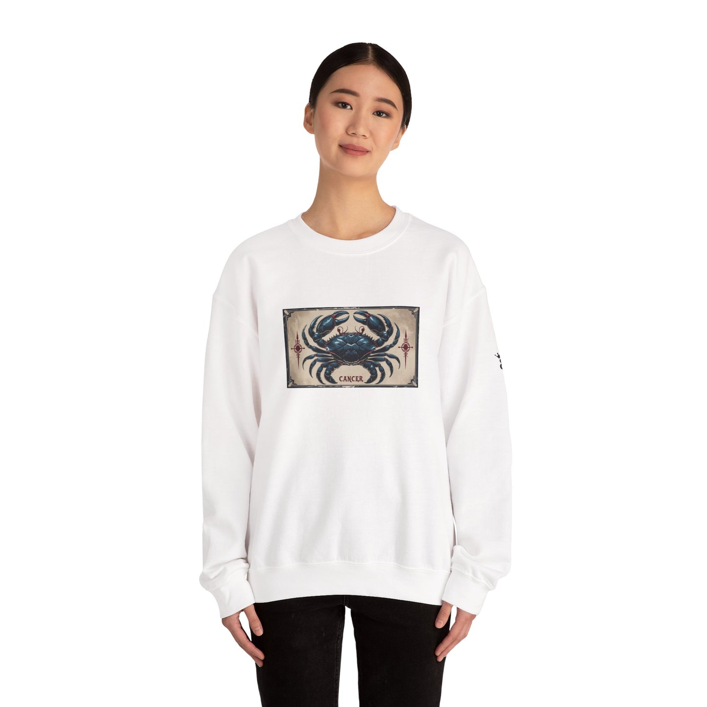 Cancer - Gothic Zodiac Blue Sweatshirt