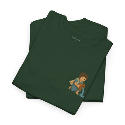 AQUARIUS - Dreamy Zodiac T-Shirts – The Magic of the Stars in Ghibli Style