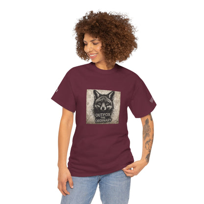 Rebel Graphic Tee - Unisex Heavy Cotton T-Shirt for the Wild at Heart. Rebel Tees, Born to Be Worn - Outfox The Ordinary