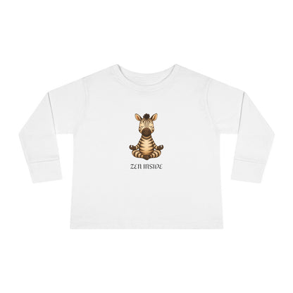 Zen Inside Long Sleeve Tee - ZEBRA