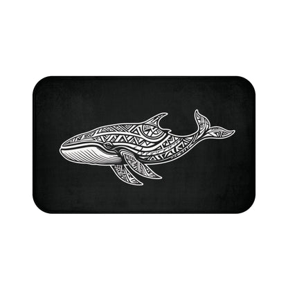 Tribal Bath Mat. Ocean Energy, Tribal Style
