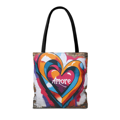 Artistic Surge - Eco-Friendly Canvas Tote Bag - HEART