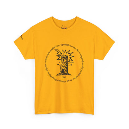 The Tower - ArcanaPop T-Shirt – Where Tarot Magic Meets Pop Art