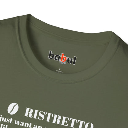 CoffeeTherapy T-Shirt – Irony Is the Best Cure (Right After Coffee)
