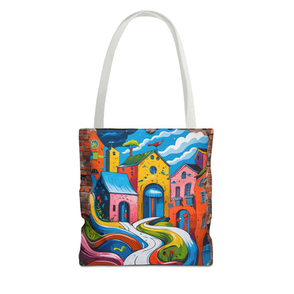 Artistic Surge - Eco-Friendly Canvas Tote Bag - HOUSES
