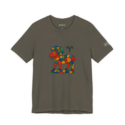 ARIES - T-shirt, The Zodiac in Colors