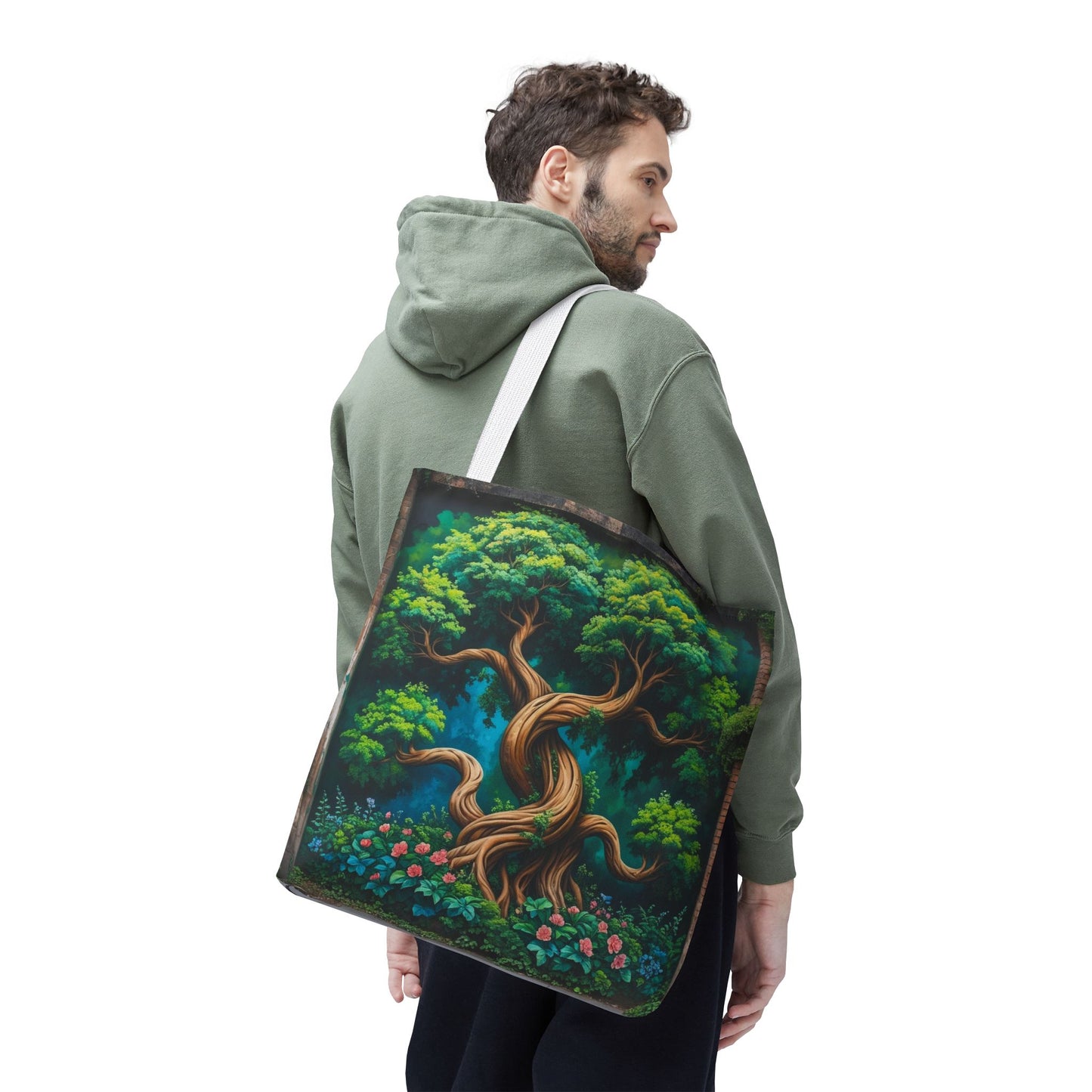 Artistic Surge - Eco-Friendly Canvas Tote Bag - TREE
