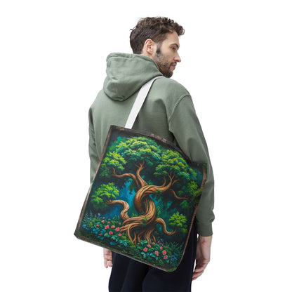 Artistic Surge - Eco-Friendly Canvas Tote Bag - TREE