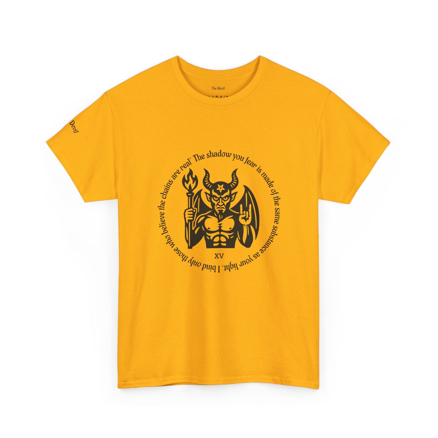 The Devil - ArcanaPop T-Shirt – Where Tarot Magic Meets Pop Art