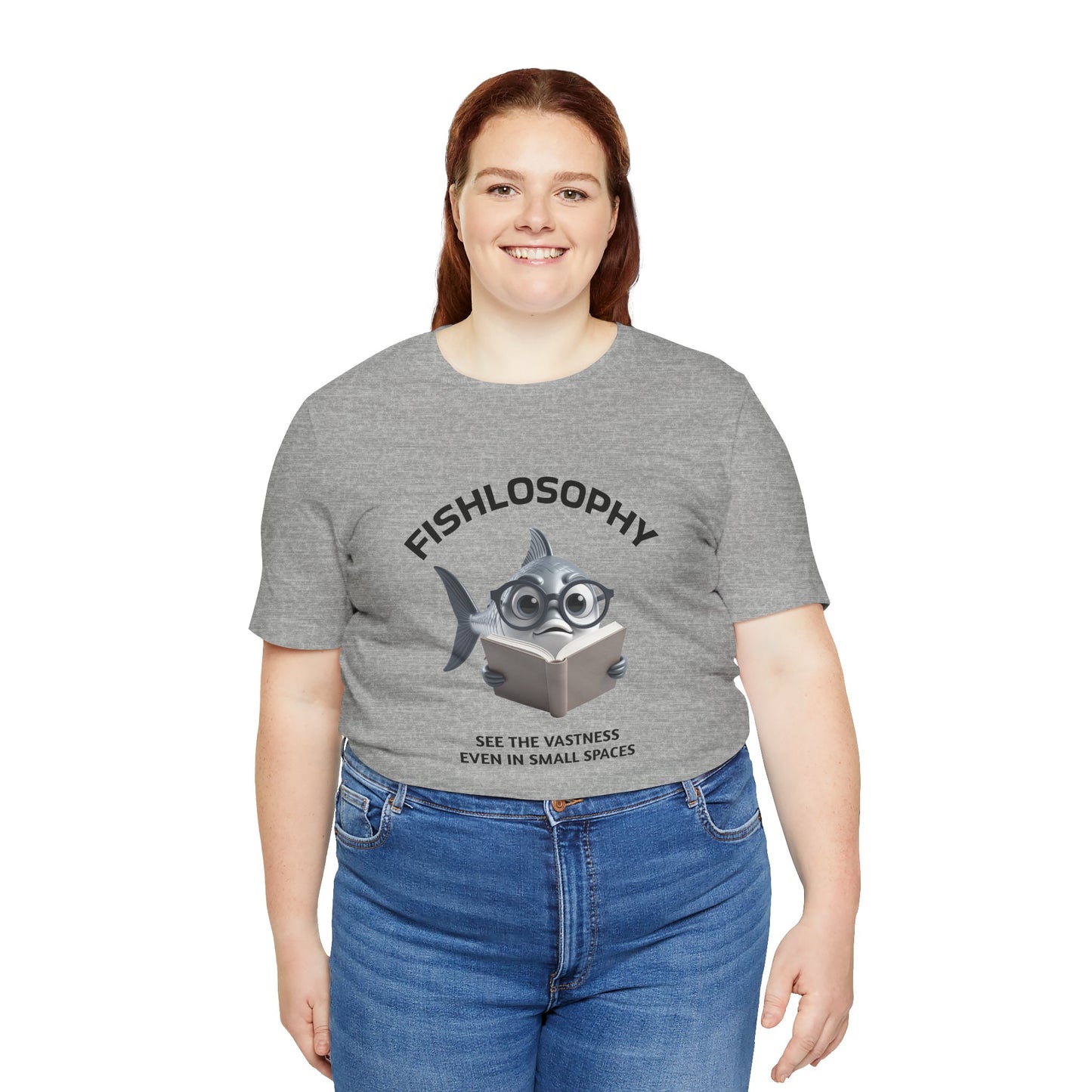 Fishlosophy Unisex Jersey Short Sleeve Tee –  See the vastness even in small spaces