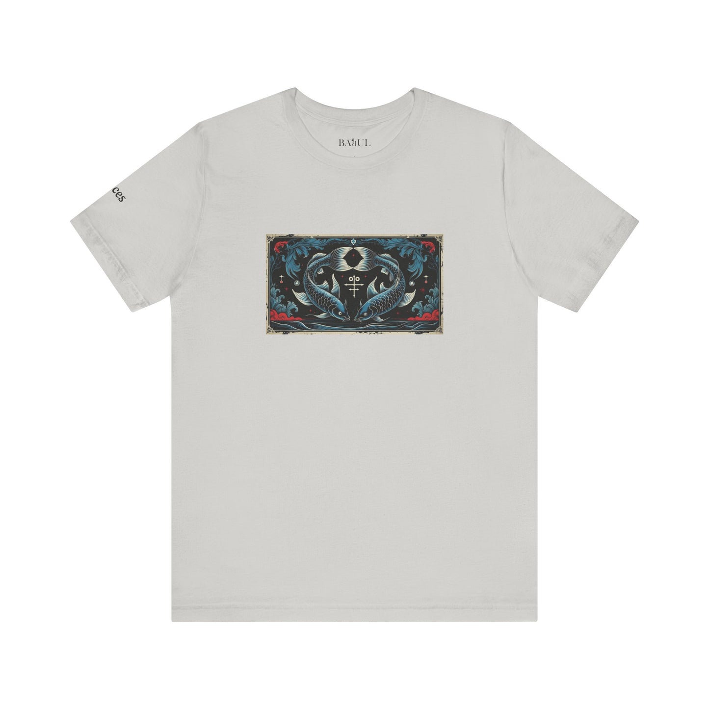 Pisces - Gothic Zodiac T-Shirt. Zodiac in the Shadows