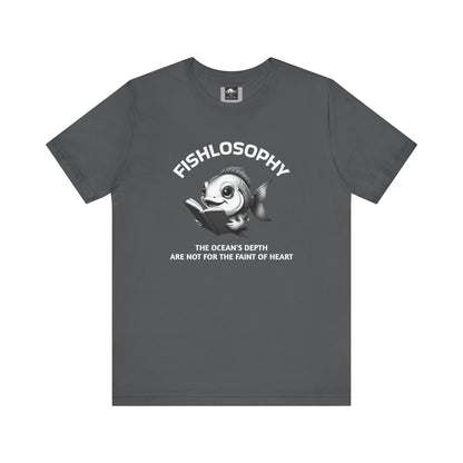 Fishlosophy Unisex Jersey Short Sleeve Tee –  The Ocean' depth is not for the faint of heart