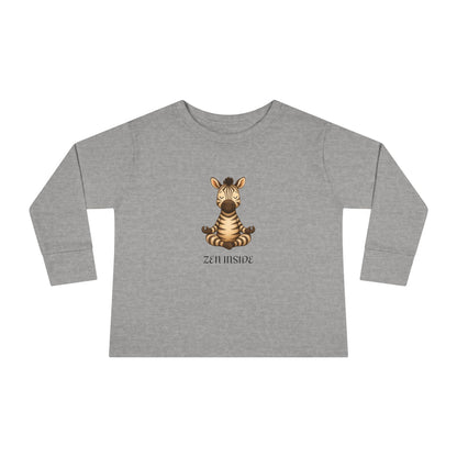 Zen Inside Long Sleeve Tee - ZEBRA