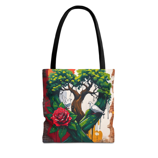 Artistic Surge - Eco-Friendly Canvas Tote Bag - ROSE