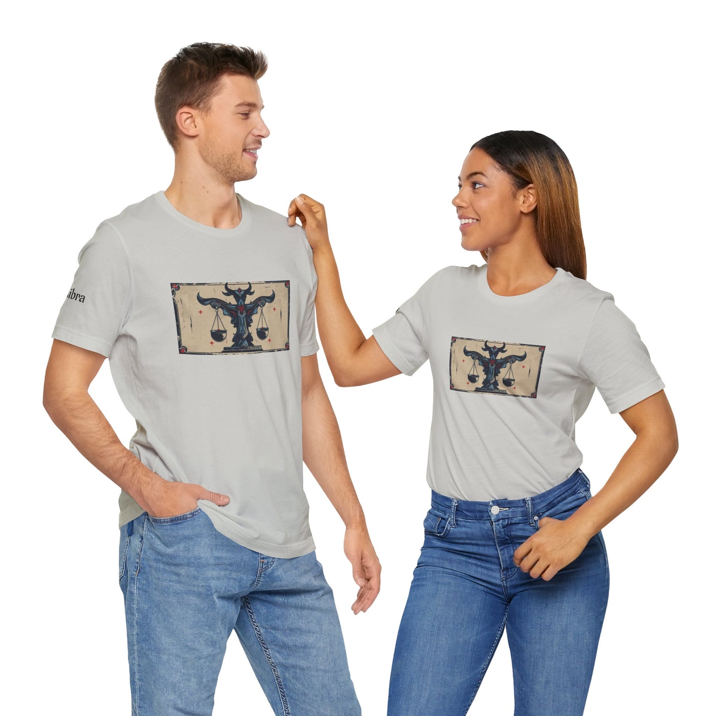 Libra - Gothic Zodiac T-Shirt. Zodiac in the Shadows