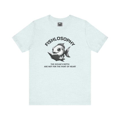 Fishlosophy Unisex Jersey Short Sleeve Tee –  The Ocean' depth is not for the faint of heart