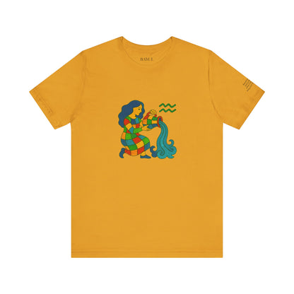 AQUARIUS - T-shirt, The Zodiac in Colors