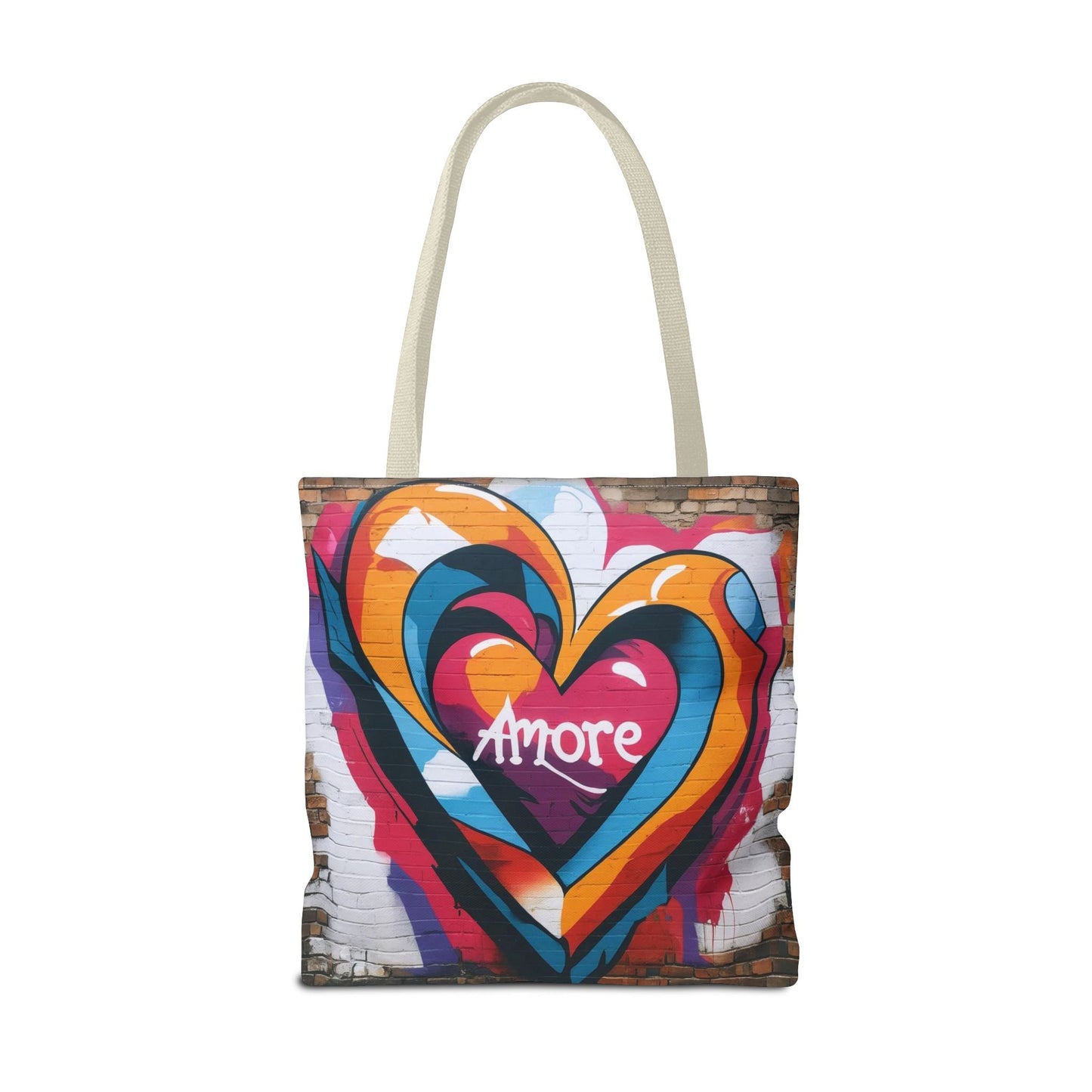 Artistic Surge - Eco-Friendly Canvas Tote Bag - HEART