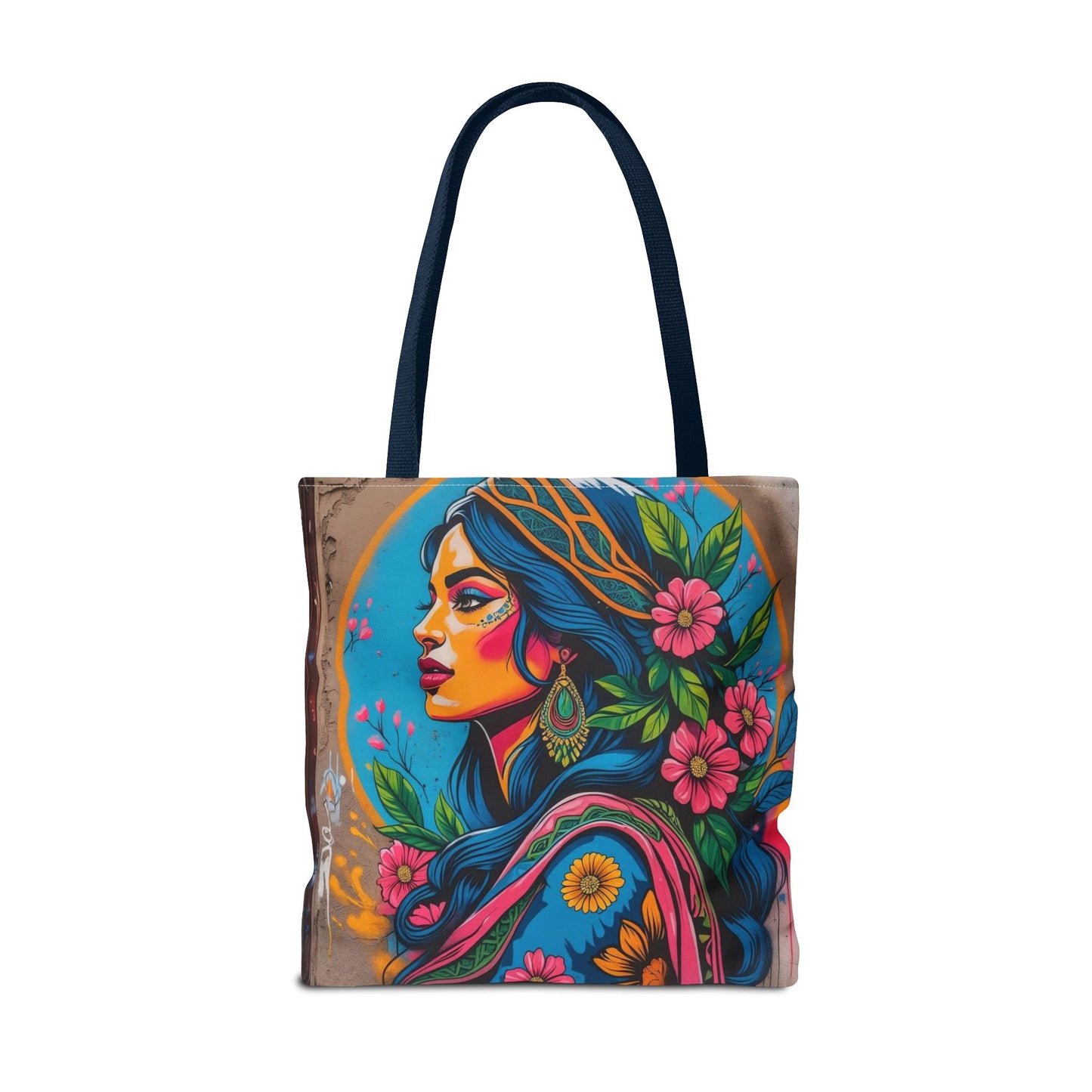 Artistic Surge - Eco-Friendly Canvas Tote Bag - FLOWERING WOMAN