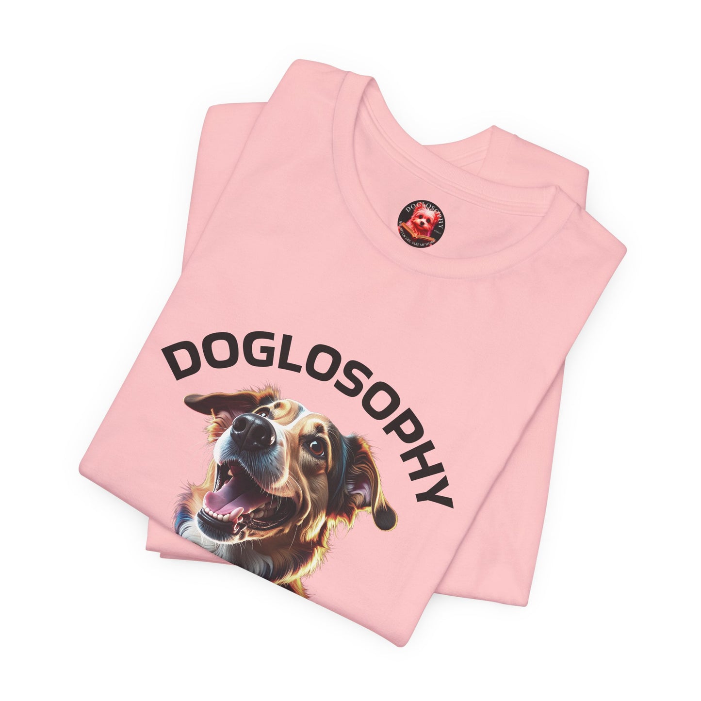 Doglosophy Unisex Jersey Short Sleeve Tee –  "Dog Remind Us" Design